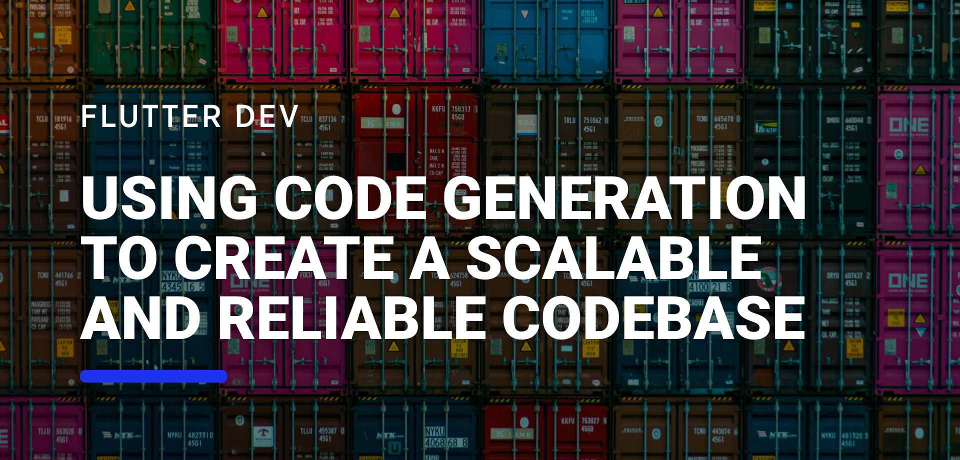 Using code generation to create a scalable and reliable codebase